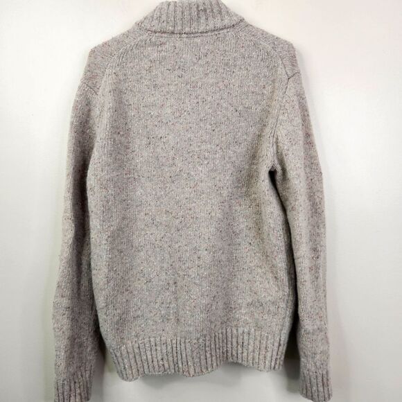 UNTUCKit Vangone Regular Fit Lambswool and Nylon Long Sleeve Henley Sweater M - Picture 4 of 7